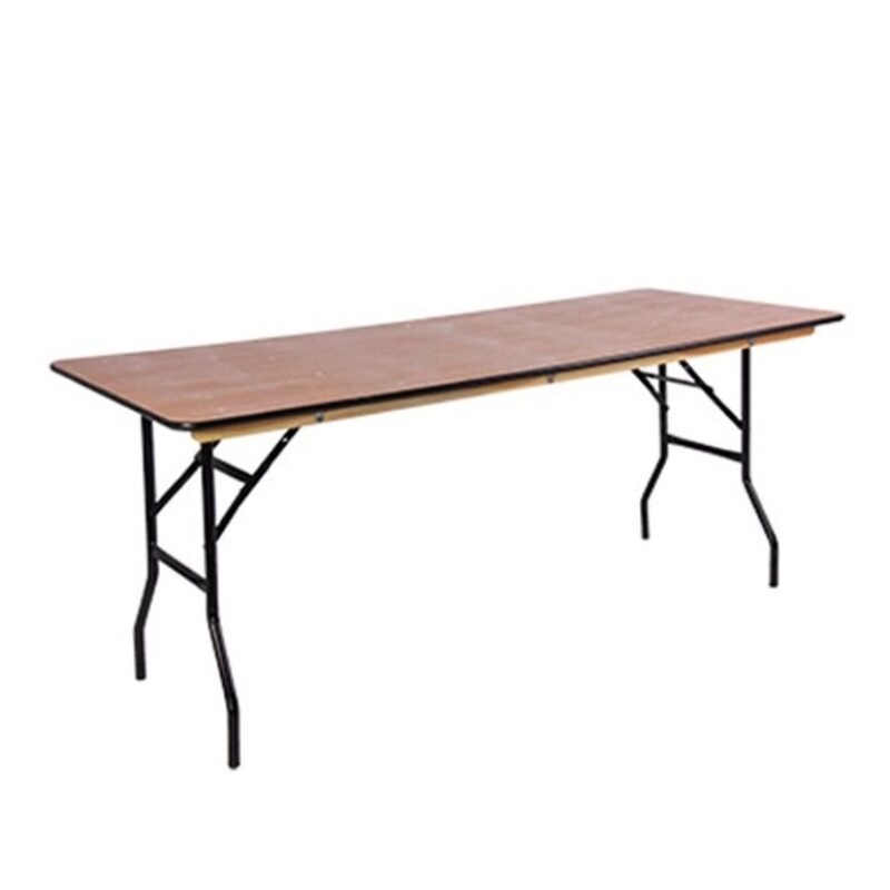 Klaptafel recht 6 personen